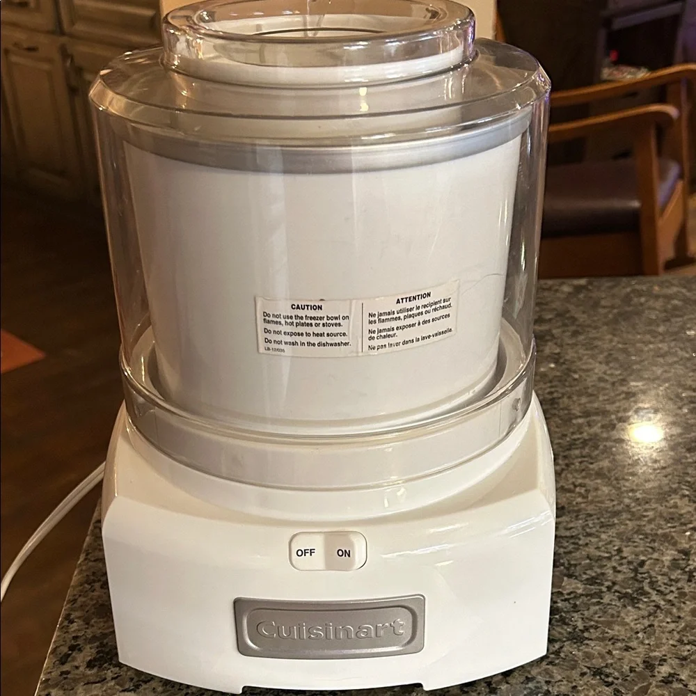 Cuisinart White Frozen Yogurt and Sorbet Maker - Picture 2 of 2